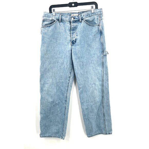 Madewell Denim - Madewell low slung straight carpenter jeans light wash 90s retro workwear 31